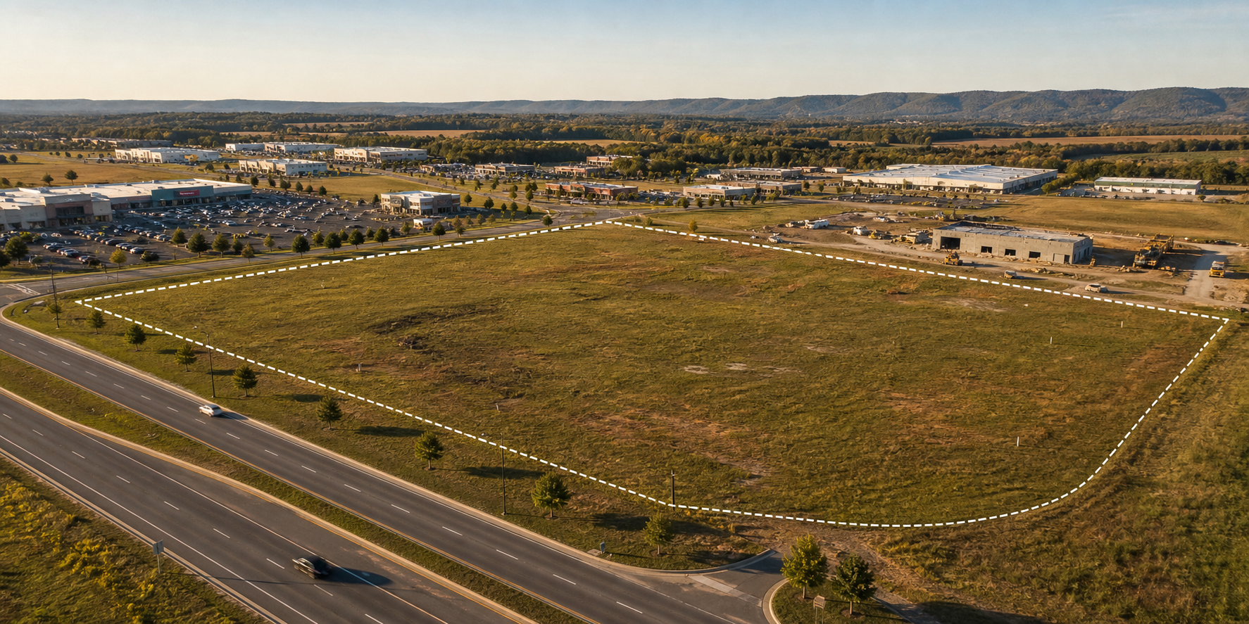 Commercial development land